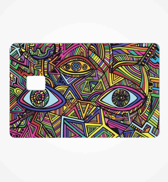 Trippy Graffiti Credit Card Skin