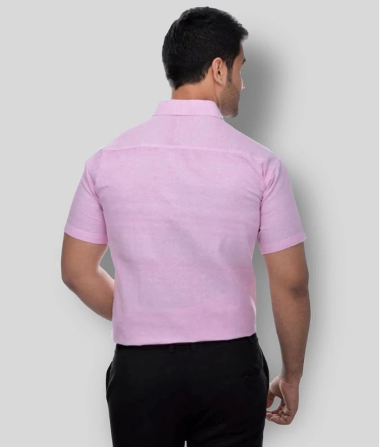 DESHBANDHU DBK - Pink Cotton Regular Fit Mens Formal Shirt (Pack of 1) - None