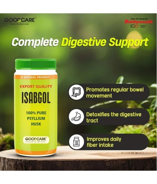 GOODCARE ISABGOL (Psyllium Husk) Powder Rich Source Of Dietary Fibre - 100 GM (Pack of 2)