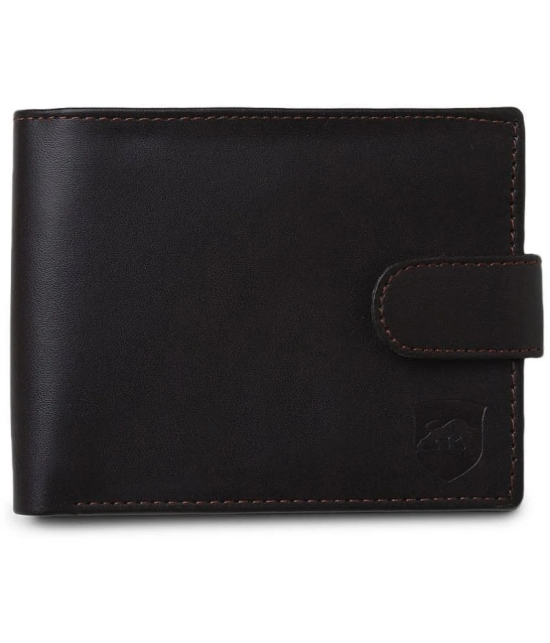 samtroh - Black PU Mens Regular Wallet ( Pack of 1 ) - Black