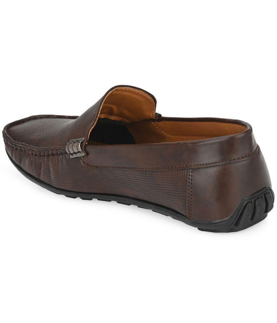 Leeport - Brown Mens Slip on - 9