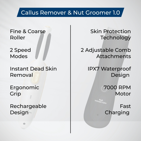 Callus Remover  Nut Groomer 1.0 Combo-Callus Remover & Nut Groomer 1.0 Combo