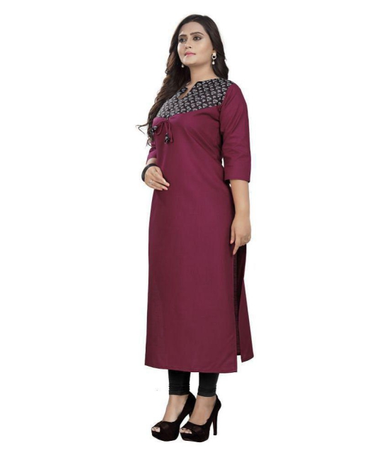 Rangrasiya Multicolor Cotton Straight Kurti - XL