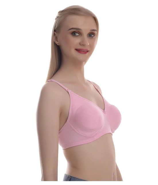 Madam Cotton T-Shirt Bra - Pink Single - 36B