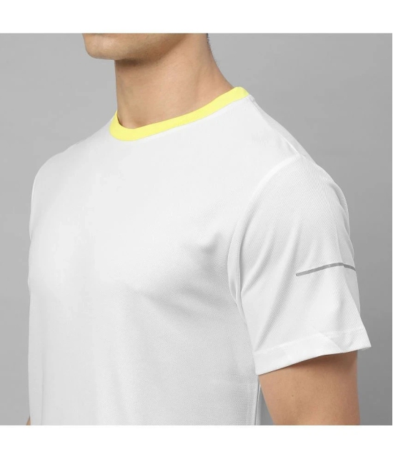 Dida Sportswear White Polyester Regular Fit Mens Sports T-Shirt ( Pack of 1 ) - None