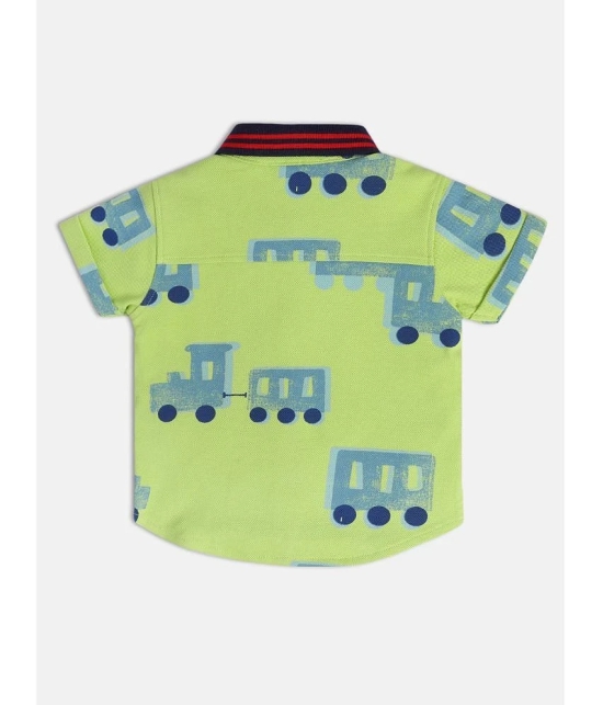 MINI KLUB Pack of 1 Baby Boys Cotton Shirt ( Green ) - None