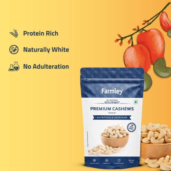 Farmley Premium Cashews & Makhana Combo 500 g | Cashew 250g I Makhana 250g