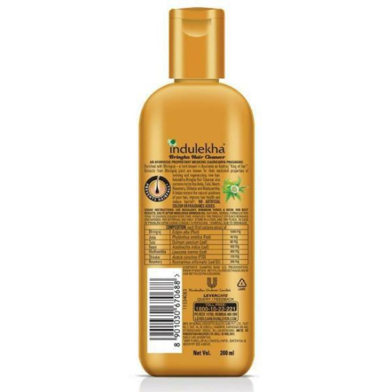 Indulekha Bringha Hair Cleanser Shampoo 200 Ml