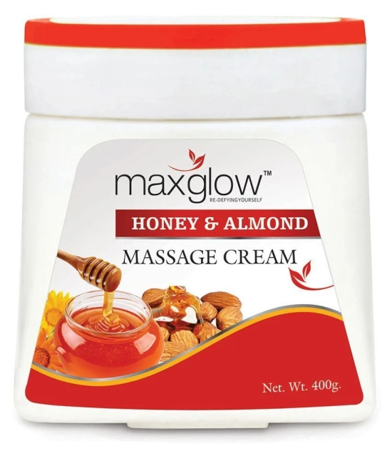 MaxGlow HONEY ALMOND MASSAGE CREAM - 100 GM Day Cream 100 gm Pack of 2