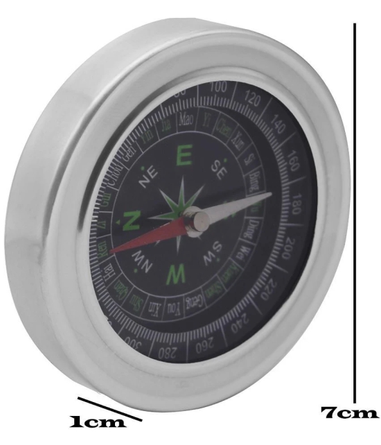 3 Pieces 7cm Military Magnetic Compass