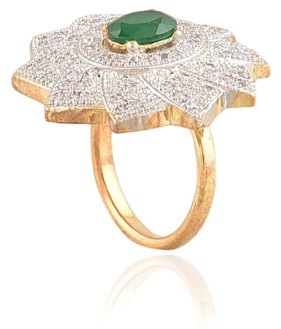 Bhagya Lakshmi Womens Pride Traditional AD Stone Ring For Women - None