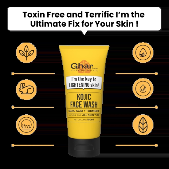 Kojic Acid & Turmeric Face Wash