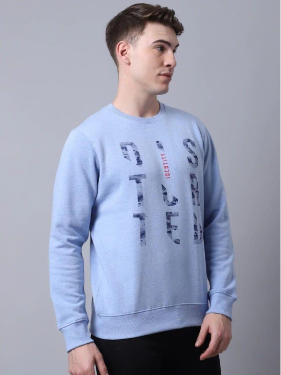 Rodamo Men Blue Printed Sweatshirt