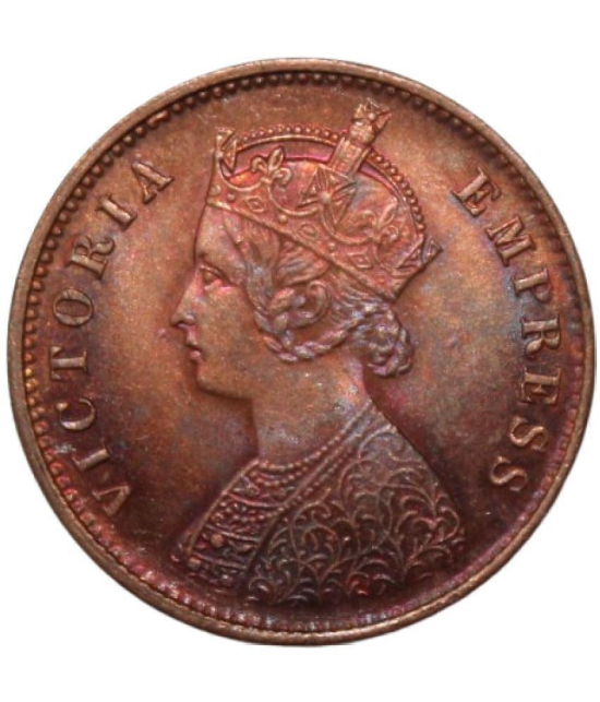 PRIDE INDIA - 1 Quarter Anna (1894) Victoria Empres 1 Numismatic Coins