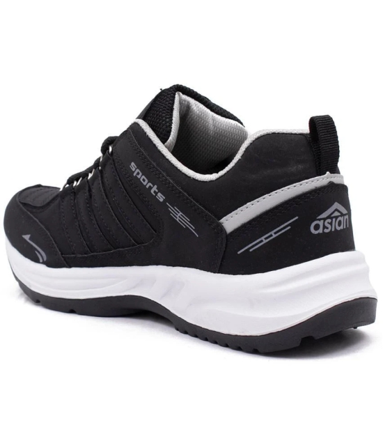 ASIAN COSCO Black Mens Sports Running Shoes - None