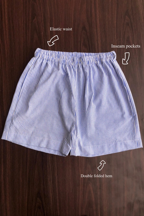 Women High waist basic shorts-M