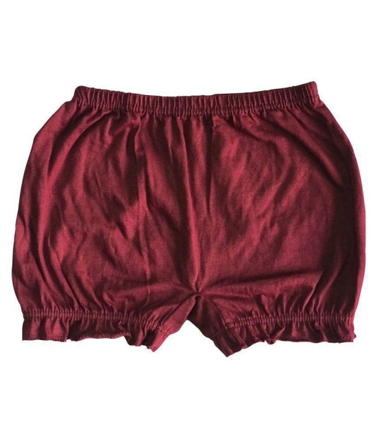 Soft Apparels - Multi Cotton Girls Bloomers ( Pack of 10 ) - None