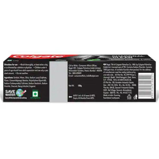 Colgate Charcoal Clean Bamboo And Mint Toothpaste 120 Gms