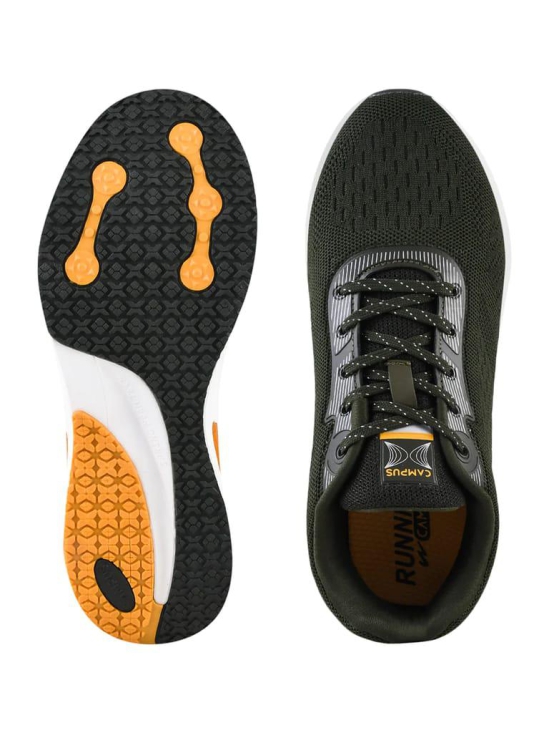 Campus Alex Olive Mustard Mens Running Shoes