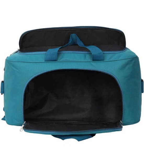 Kyros 53 Ltrs Sea Green Polyester Duffle Trolley - Onesize