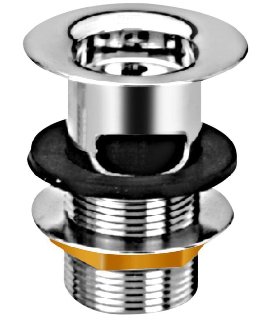 Sanjay Chilly Brass Half Thread Waste Coupling for Wash Basin, Drain Outlet with Chrome Finished