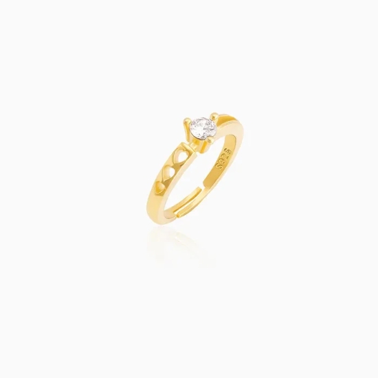 Golden Zircon Bliss Ring