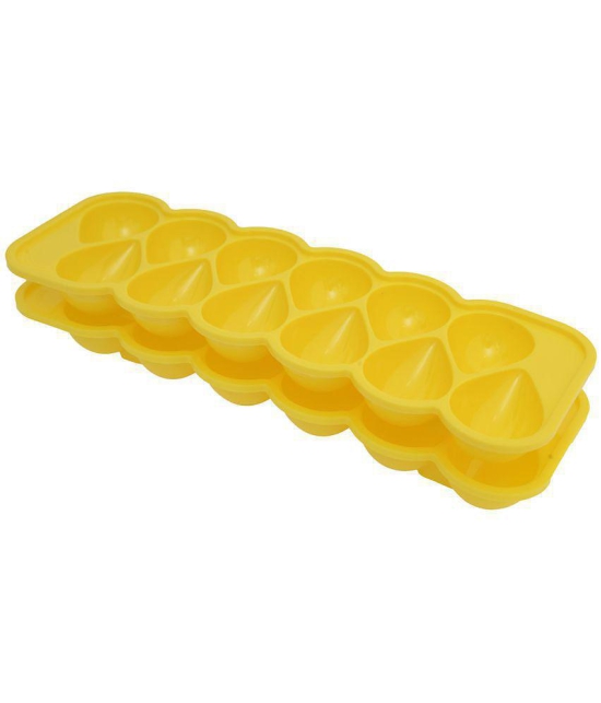 HOMETALES Ice Drop Tray Yellow 4 Pcs - Yellow