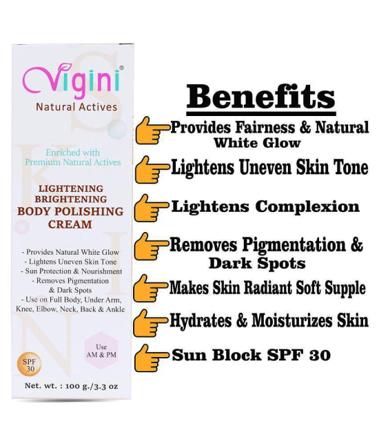 Vigini Body Whitening Polishing Cream Remove Pigmentation Kozic Cream