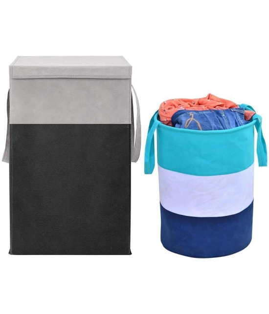 HOMETALES Black Laundry Bag