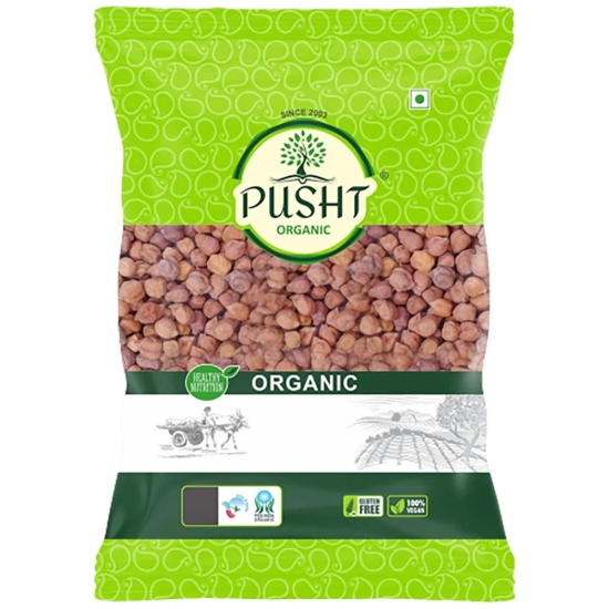 Pusht Organic Chana Whole, 500 Gm