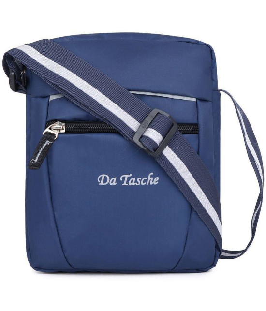 Da Tasche Heavy Sling Bag/Messenger Bag - Blue