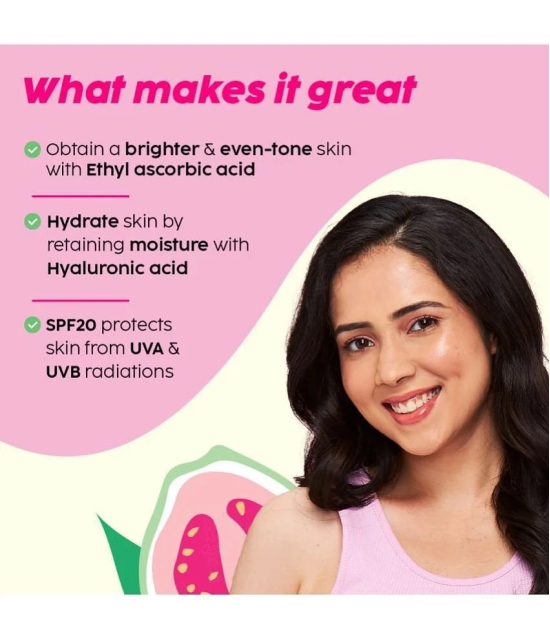 Plix Guava Glow Smoothie Moisturizer For Brighter Skin Face Cream For Eventone Skin For Unisex