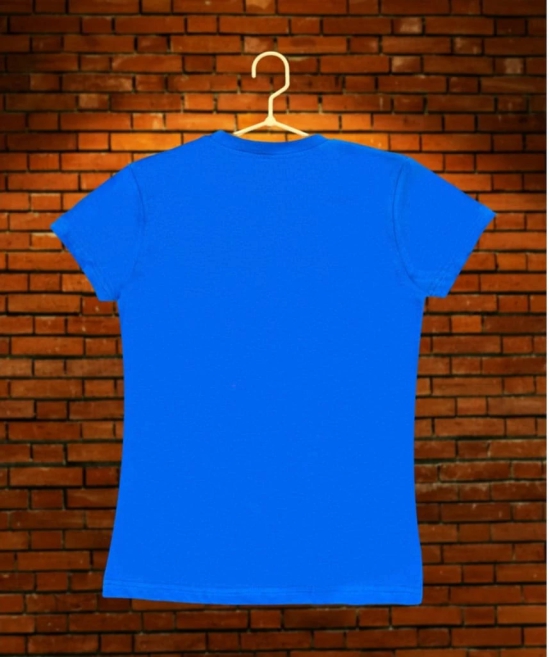 Girls Casual Short Sleeve Pom Pom Balls Cotton T Shirt (Royal Blue) PID49323