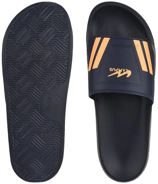 Campus - Blue Mens Slide Flip Flop - None