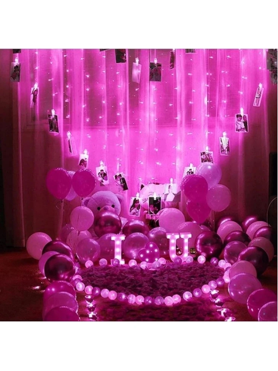 MIRADH Pink 10 Mtr String Light ( Pack of 1 ) - Pink