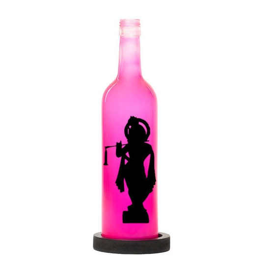 Krishna Inlit Lamp (Pink)