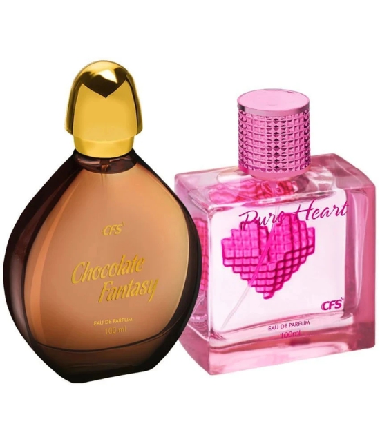 CFS Chocolate Fantasy & Pure Heart Pink EDP Long Lasting Perfume