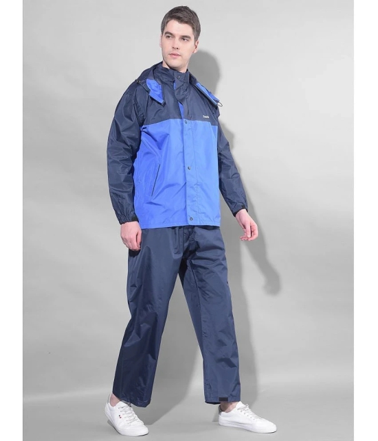 Dollar Blue Polyester Mens Rain Suit ( Pack of 1 ) - 2XL