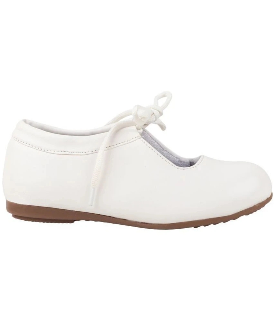 Shoetopia - White Womens Casual Ballerinas - None