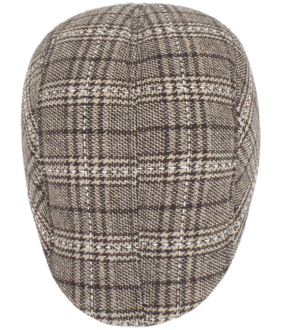 Zacharias - Brown Woollen Mens Cap ( Pack of 1 ) - Brown