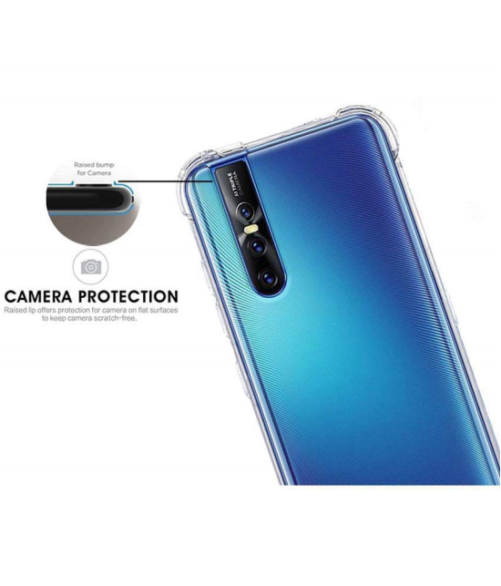 Case Vault Covers - Transparent Silicon Silicon Soft cases Compatible For Vivo V15 Pro ( Pack of 1 ) - Transparent