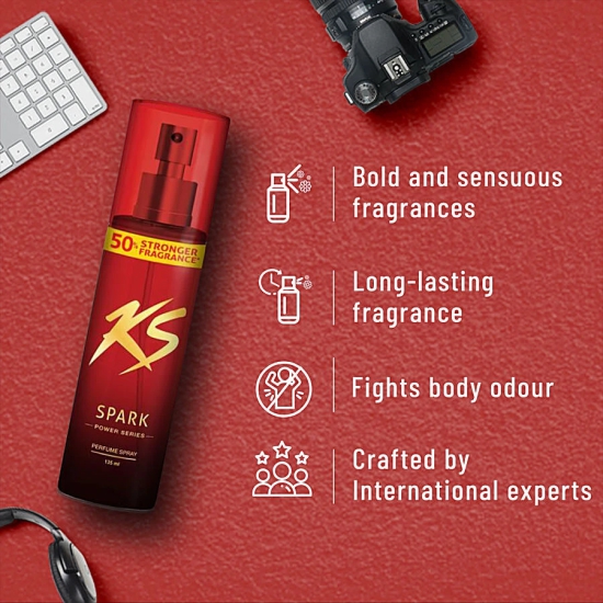 KS Spark Power Series Deodorant, 135 ml