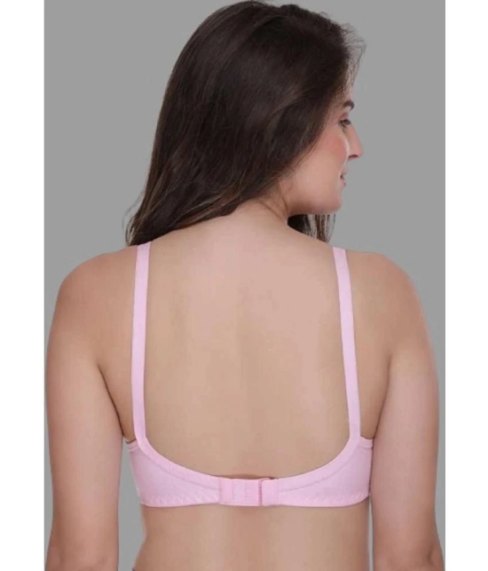 Inwy - Pink Cotton Solid Womens Maternity Bra ( Pack of 1 ) - 36B