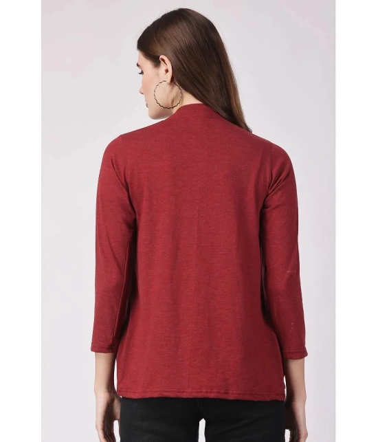 Affair Cotton Womens Shrugs - Maroon ( Single ) - None