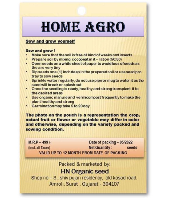 HN organic seed - Vegetable Seeds ( 500 )