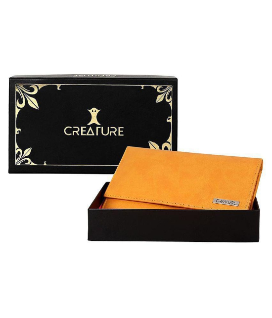 Creature Yellow Faux Leather Handheld - Yellow