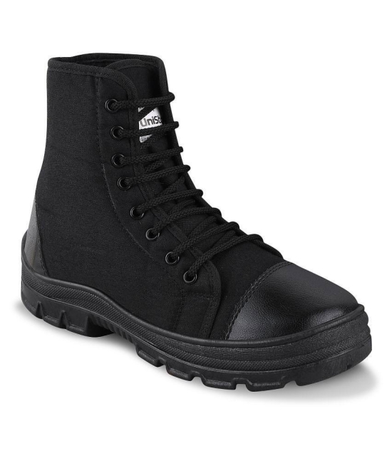 UniStar - Black Men's Boots - 9