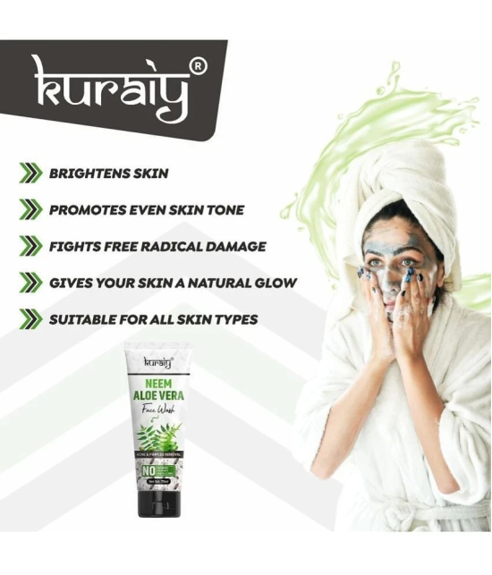 KURAIY Facial Cleanser Face Washing Remove Blackhead Face wash pack of 3