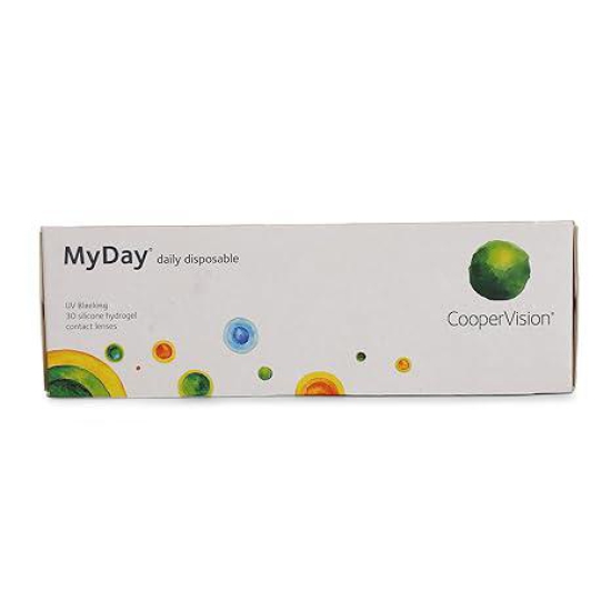 CooperVision My Day UV Spherical Daily Disposable Silicone Hydrogel Lenses (30 Lenses/Box) (power/ -0.25 to -6.00)-LMYDY1BI84-05.75