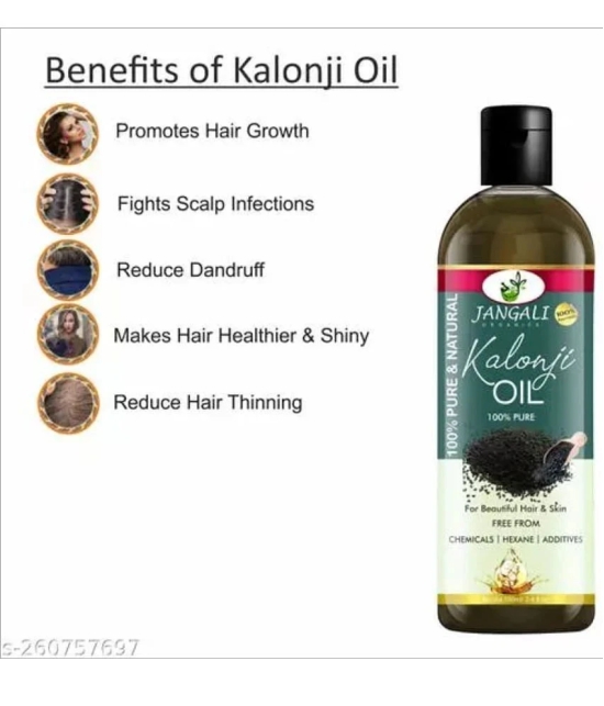 Pure Jangali Organics Hair Growth Kalonji Oil 200 ml ( Pack of 2 )